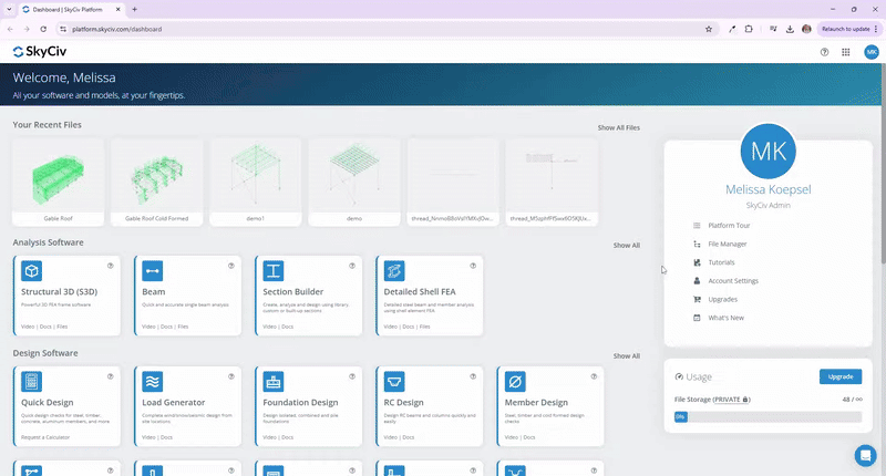 SkyCiv Business Collaboration