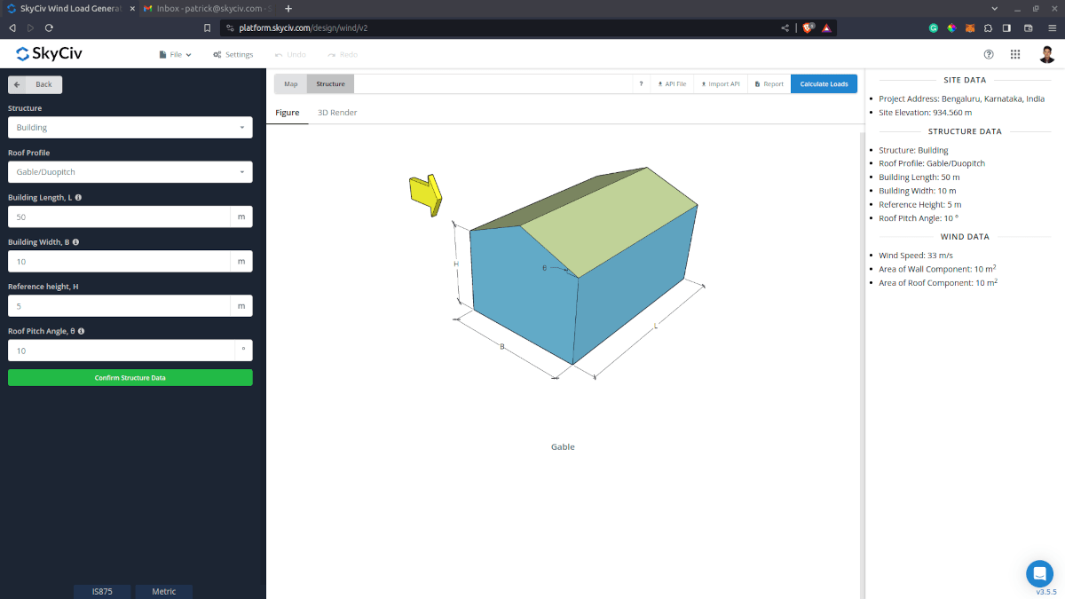 Is 875 Structure data