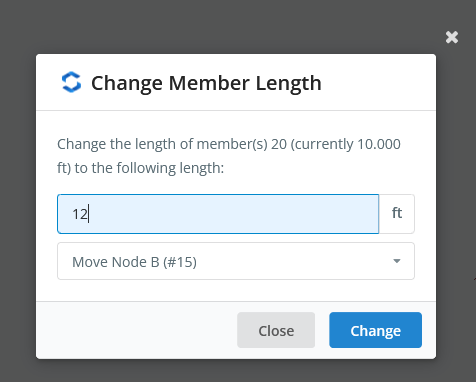 Member Length Editing
