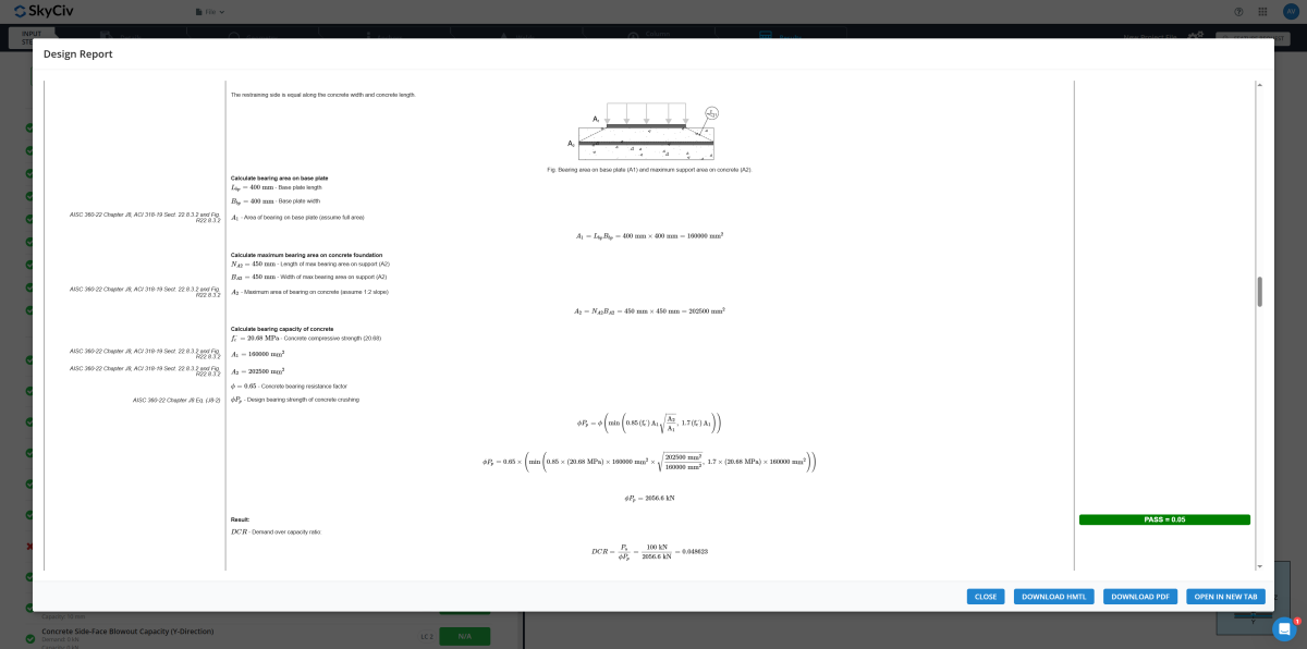 Steel Base Plate Calculator No Limits