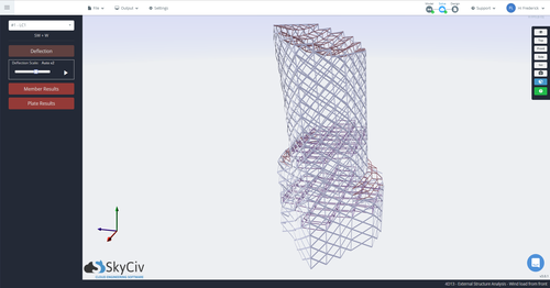 steel Tower case study skyciv